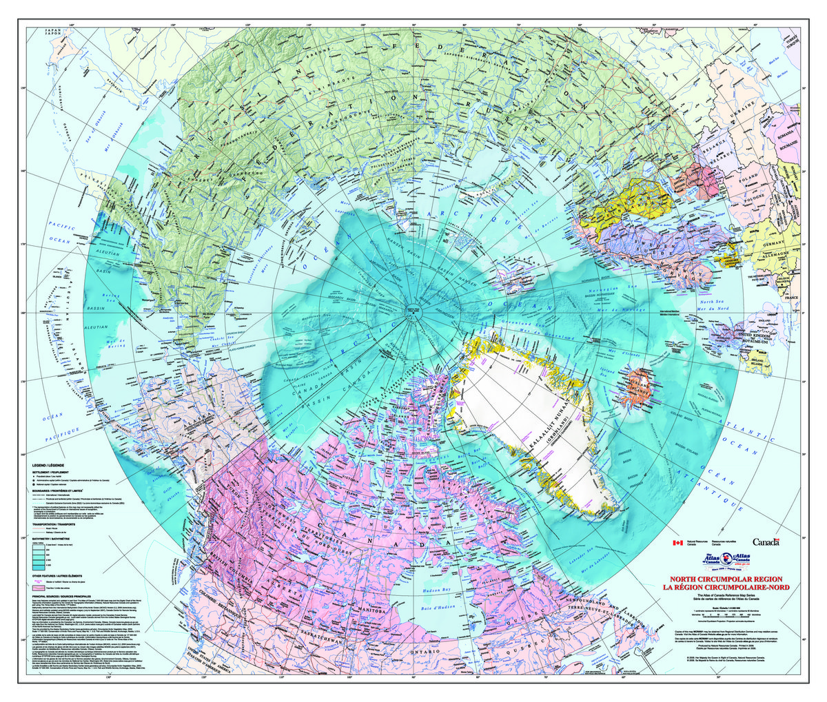 (image for) North Circumpolar Region NRC - Click Image to Close