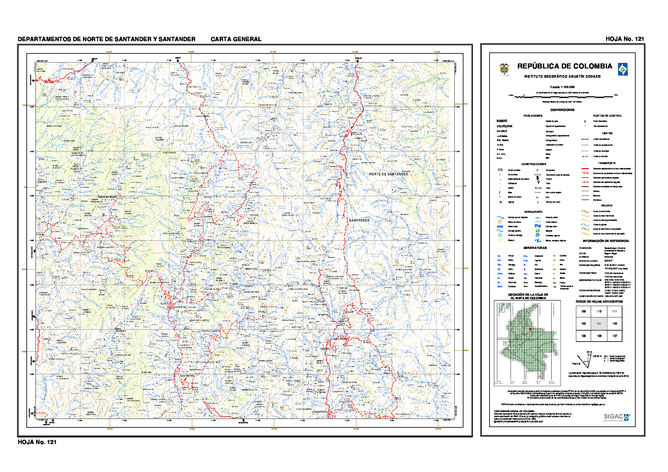 (image for) Colombia #PL-121 - Click Image to Close