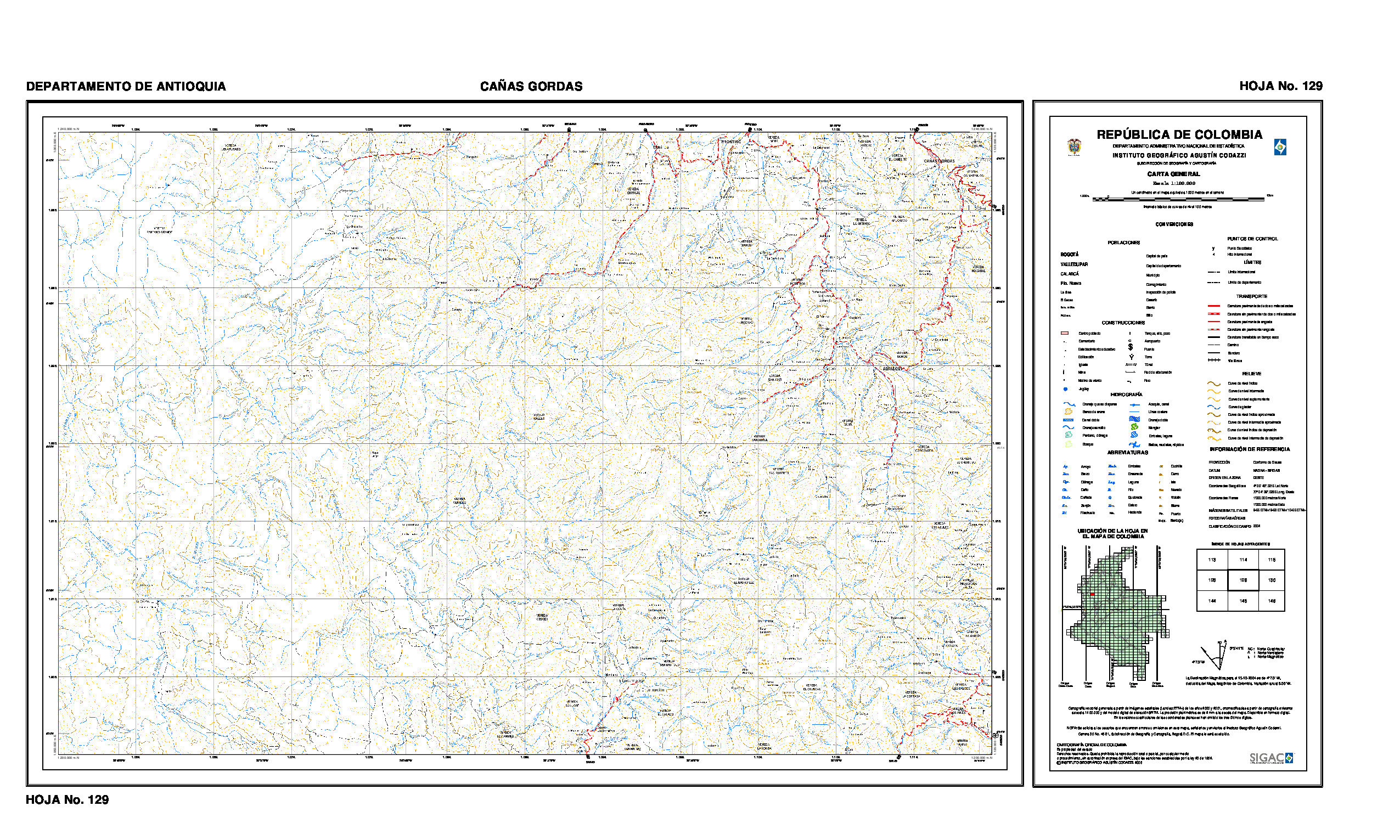 (image for) Colombia #PL-129 - Click Image to Close