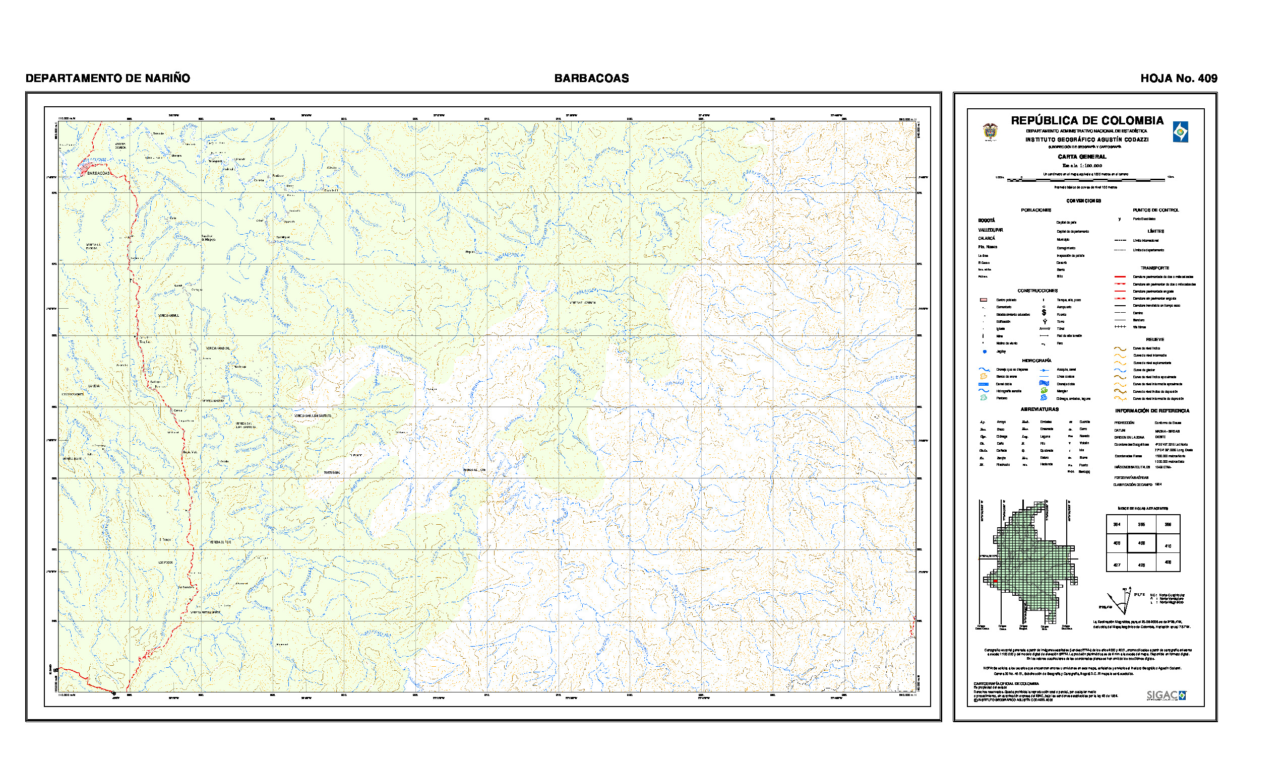 (image for) Colombia #PL-409 - Click Image to Close