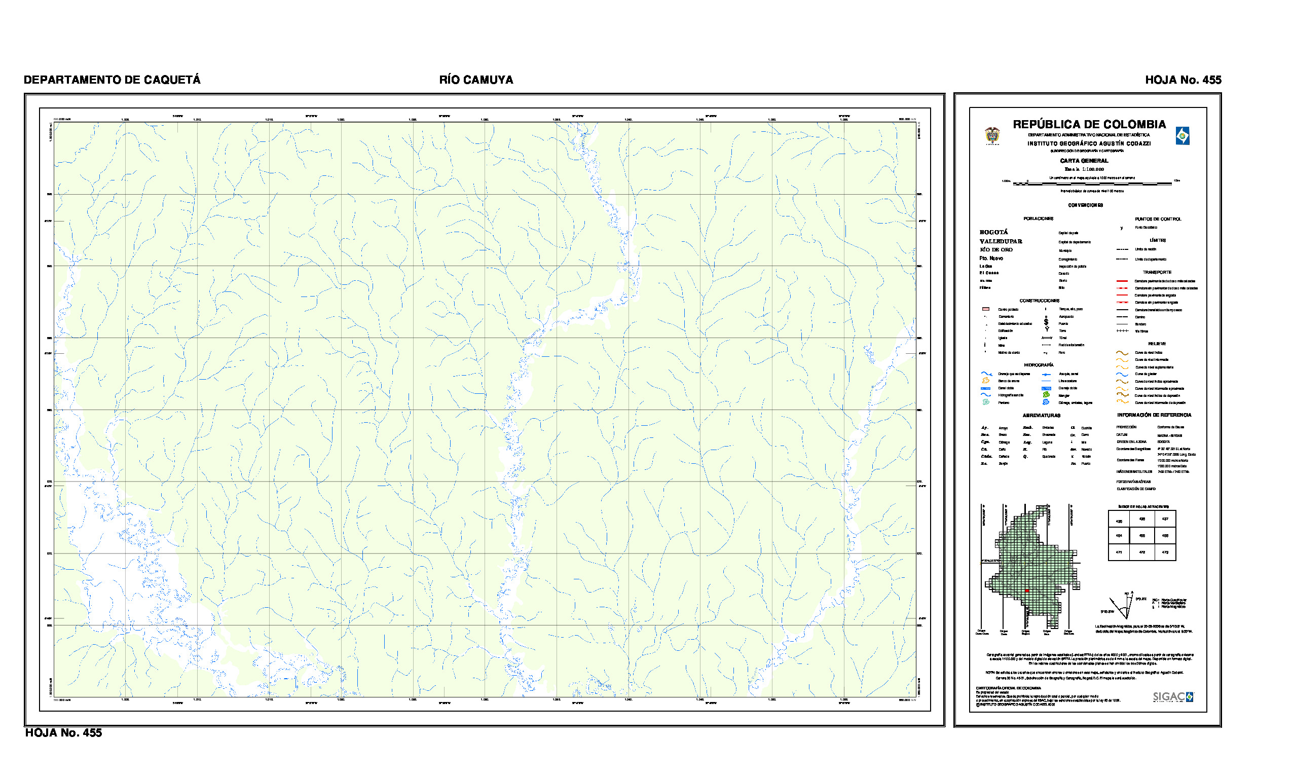 (image for) Colombia #PL-455 - Click Image to Close