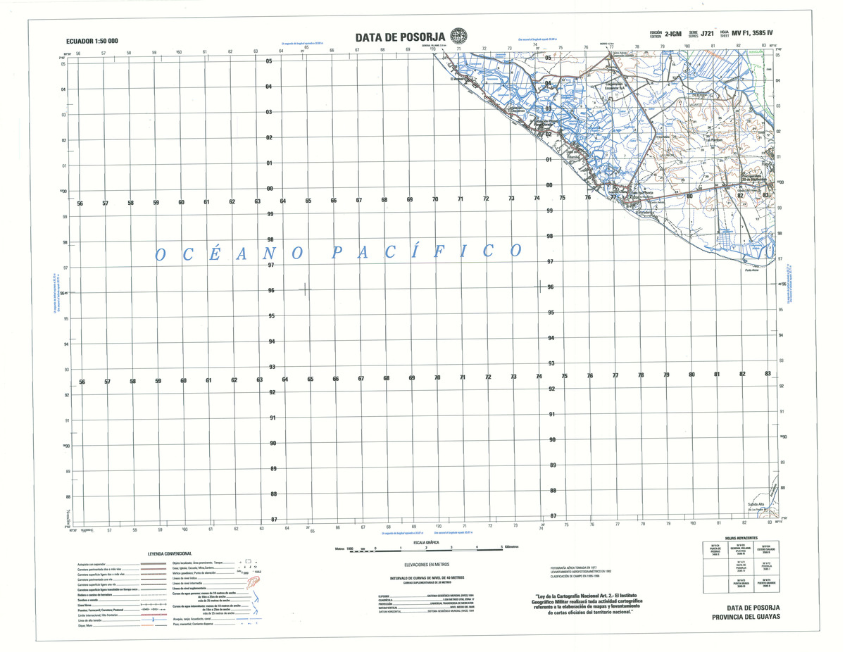 (image for) Ecuador #3585-4: Data de Posorj - Click Image to Close