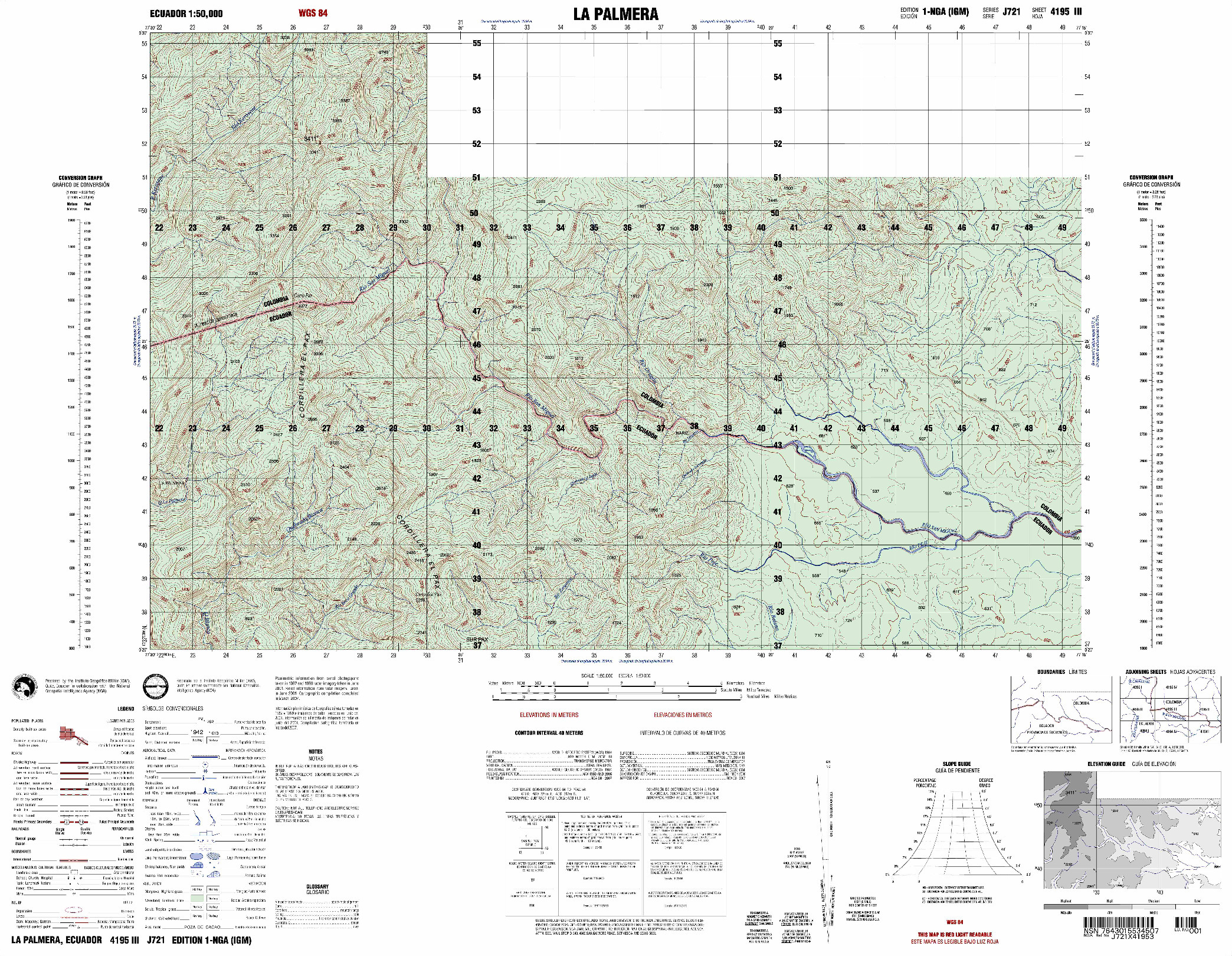 (image for) Ecuador #4195-3: La Palmera - Click Image to Close