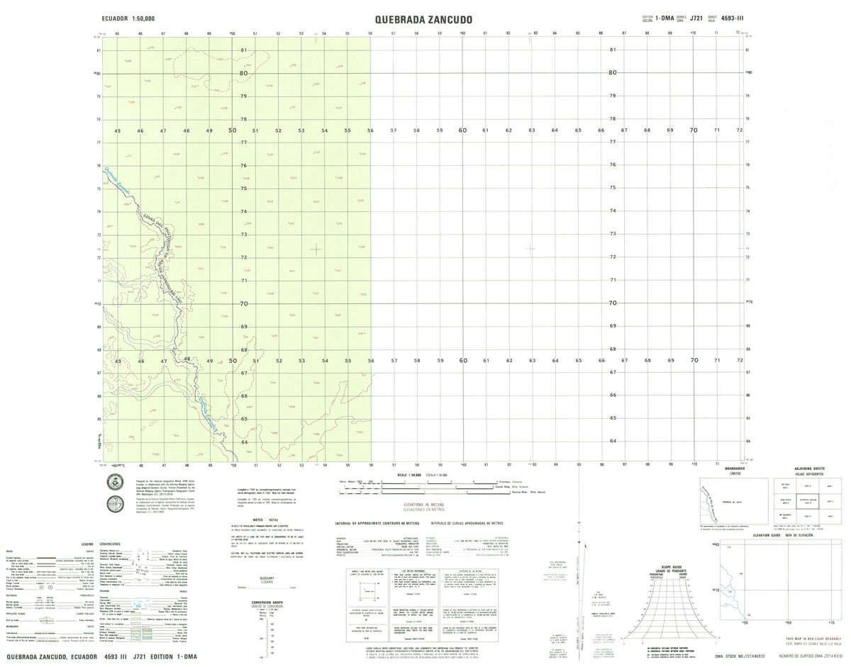 (image for) Ecuador #4593-3: Quebrada Zancudo - Click Image to Close