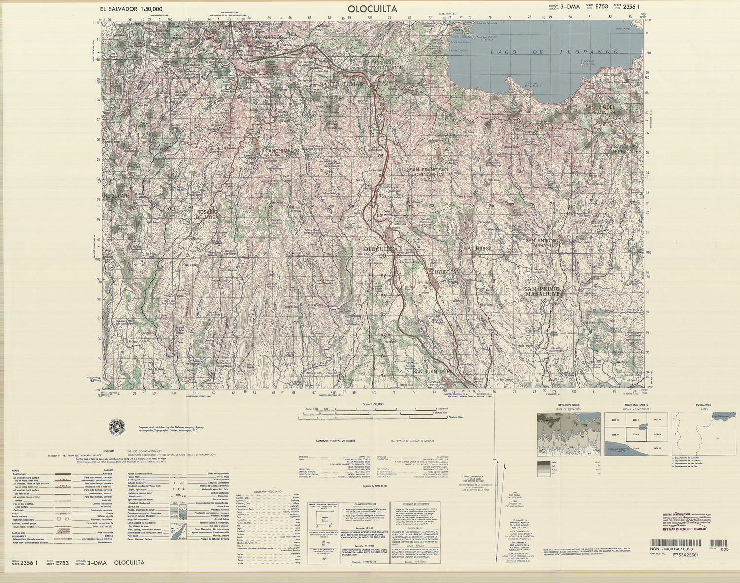 (image for) El Salvador #2356-01: Olocuilta. 1985. - Click Image to Close