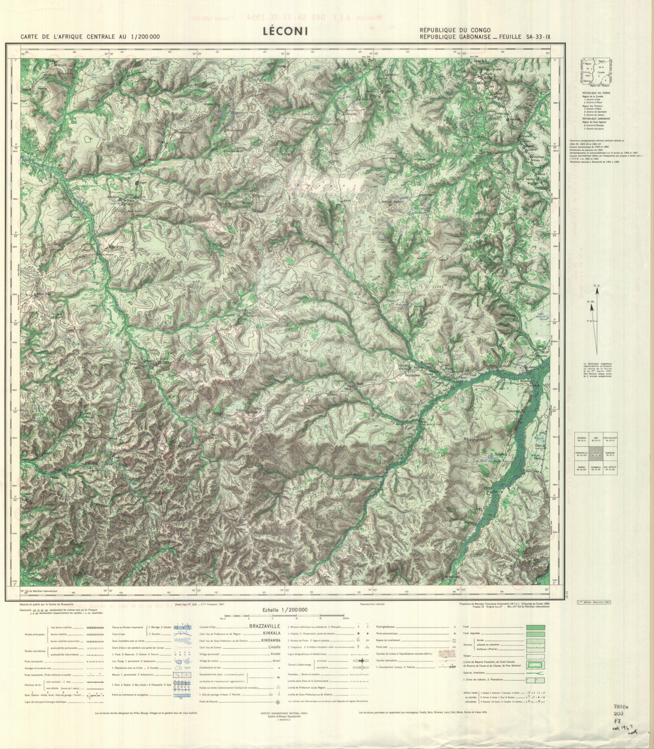 (image for) Gabon #SA-33-09: Léconi - Click Image to Close