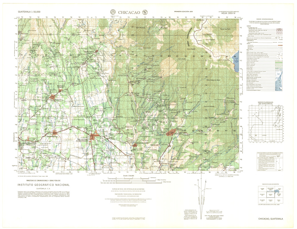 (image for) Guatemala #1959-4: Chicacao - Click Image to Close