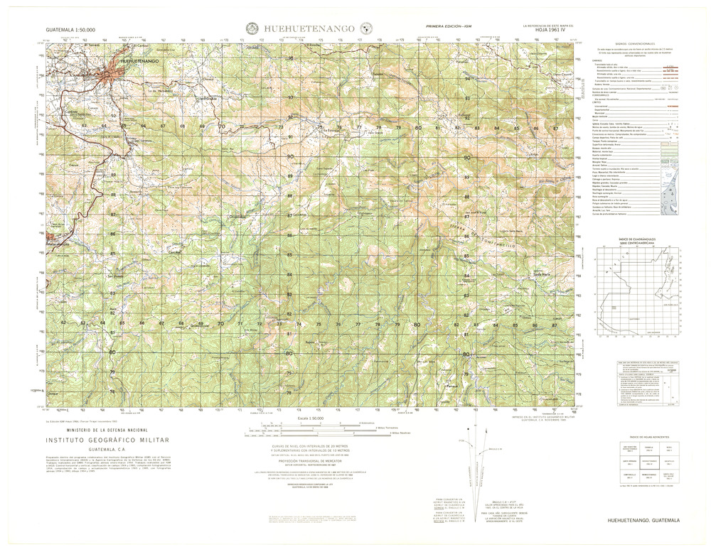 (image for) Guatemala #1961-4: Huehuetenango - Click Image to Close