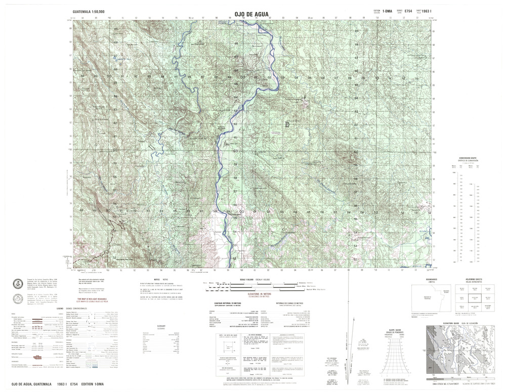 (image for) Guatemala #1963-1: Ojo De Agua - Click Image to Close