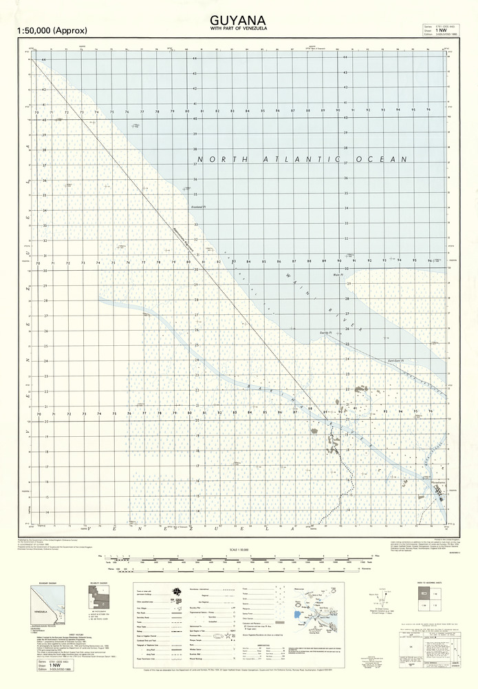 (image for) Guyana: 01 NW - Click Image to Close