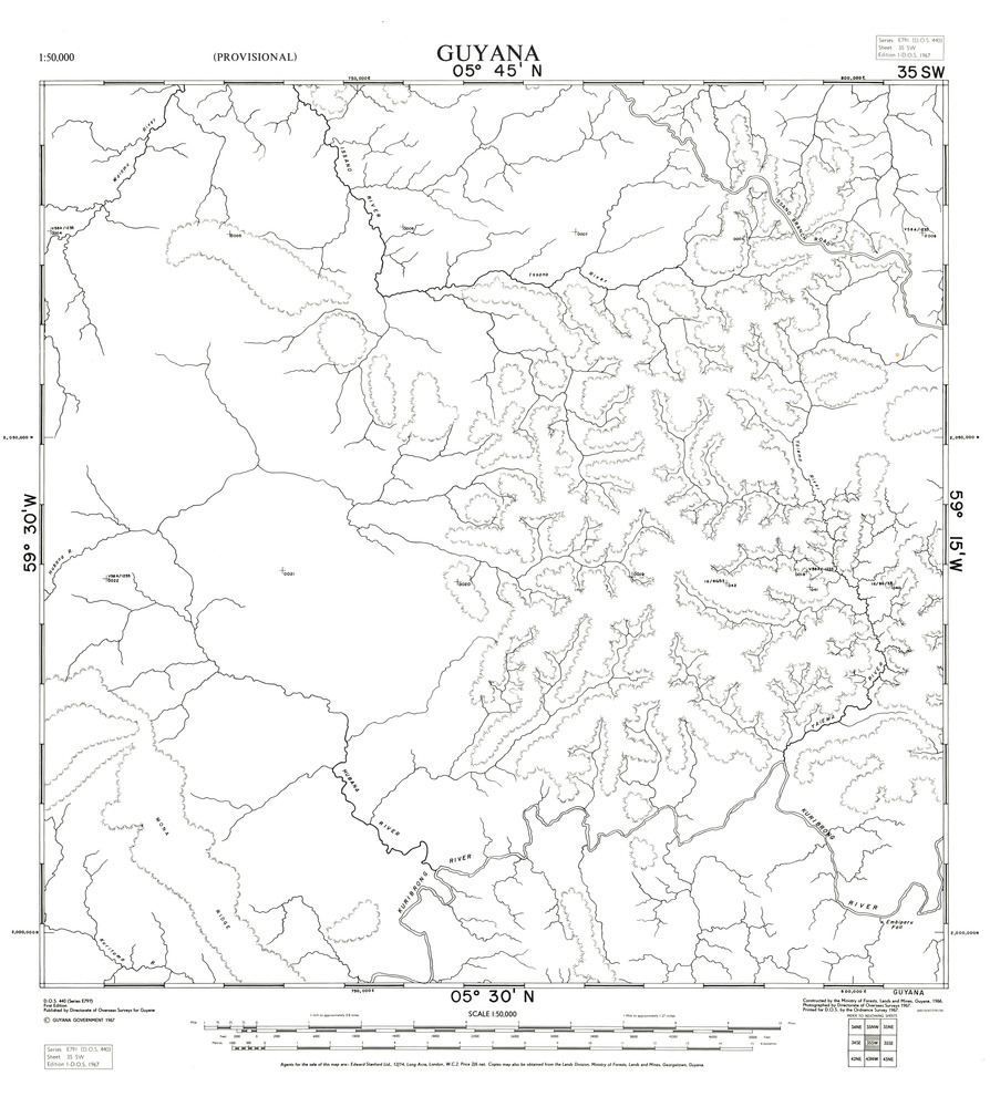 (image for) Guyana: 35 SW provisional - Click Image to Close