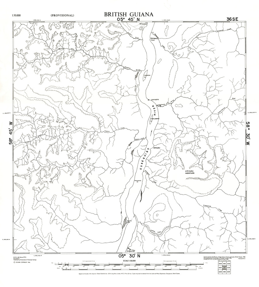 (image for) Guyana: 36 SE provisional - Click Image to Close