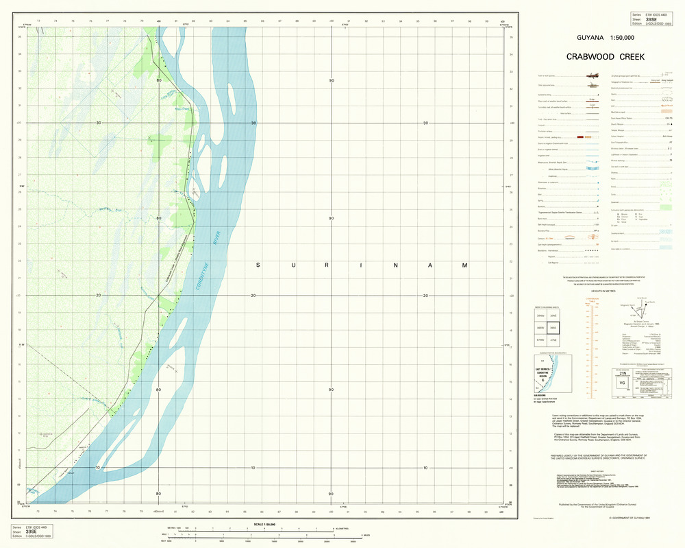 (image for) Guyana: 39 SE Crabwood Creek - Click Image to Close