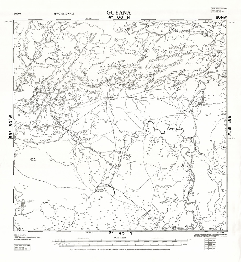 (image for) Guyana: 60 NW provisional - Click Image to Close