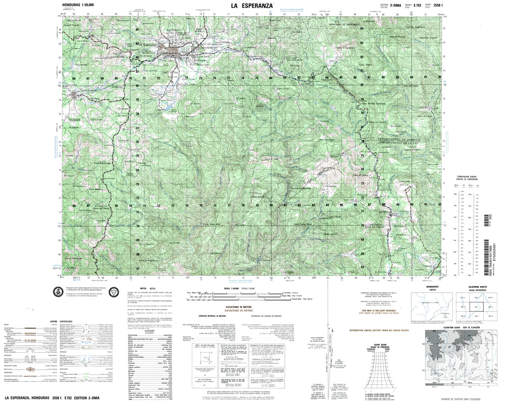 (image for) Honduras #2558-01: La Esperanza - Click Image to Close