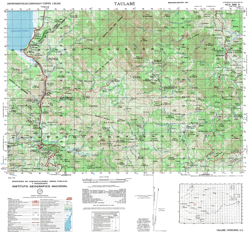 (image for) Honduras #2660-03: Taulabé - Click Image to Close