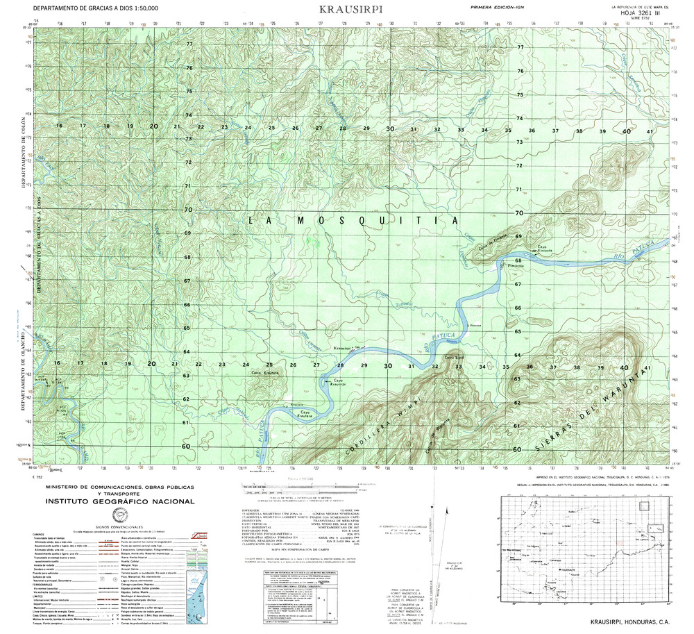 (image for) Honduras #3261-03: Krausirpi - Click Image to Close