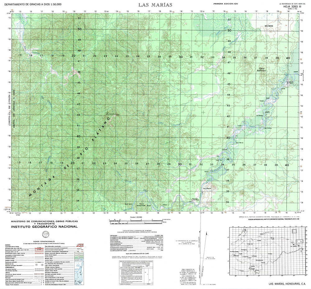 (image for) Honduras #3263-03: Las Marías - Click Image to Close