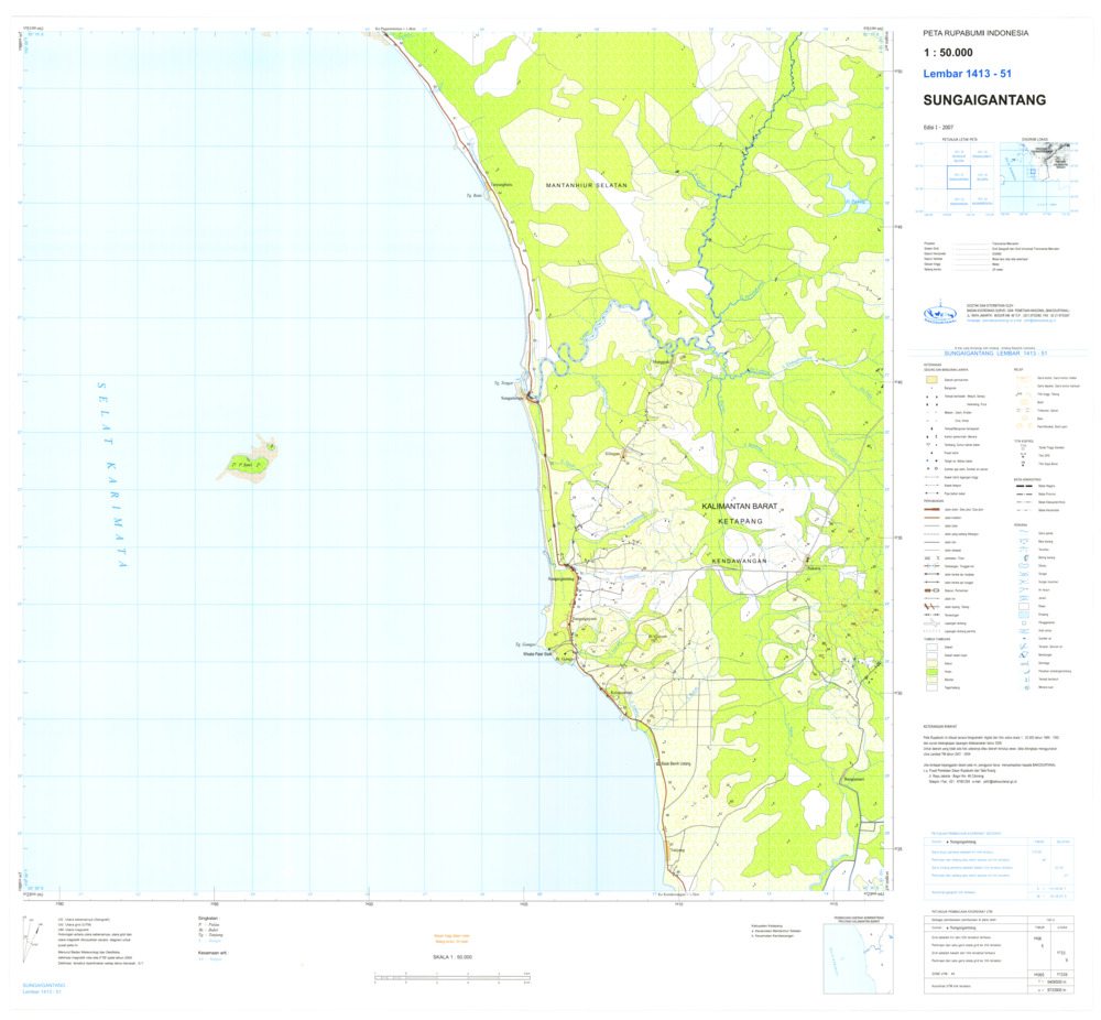 (image for) Indonesia Kalimantan #1413-51: - Click Image to Close