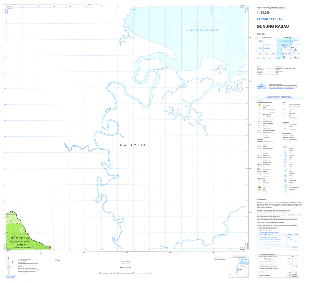 (image for) Indonesia Kalimantan #1417-042: Gunung Rasau - Click Image to Close