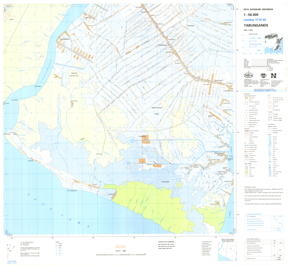 (image for) Indonesia Kalimantan #1712-042: Tabunganen - Click Image to Close