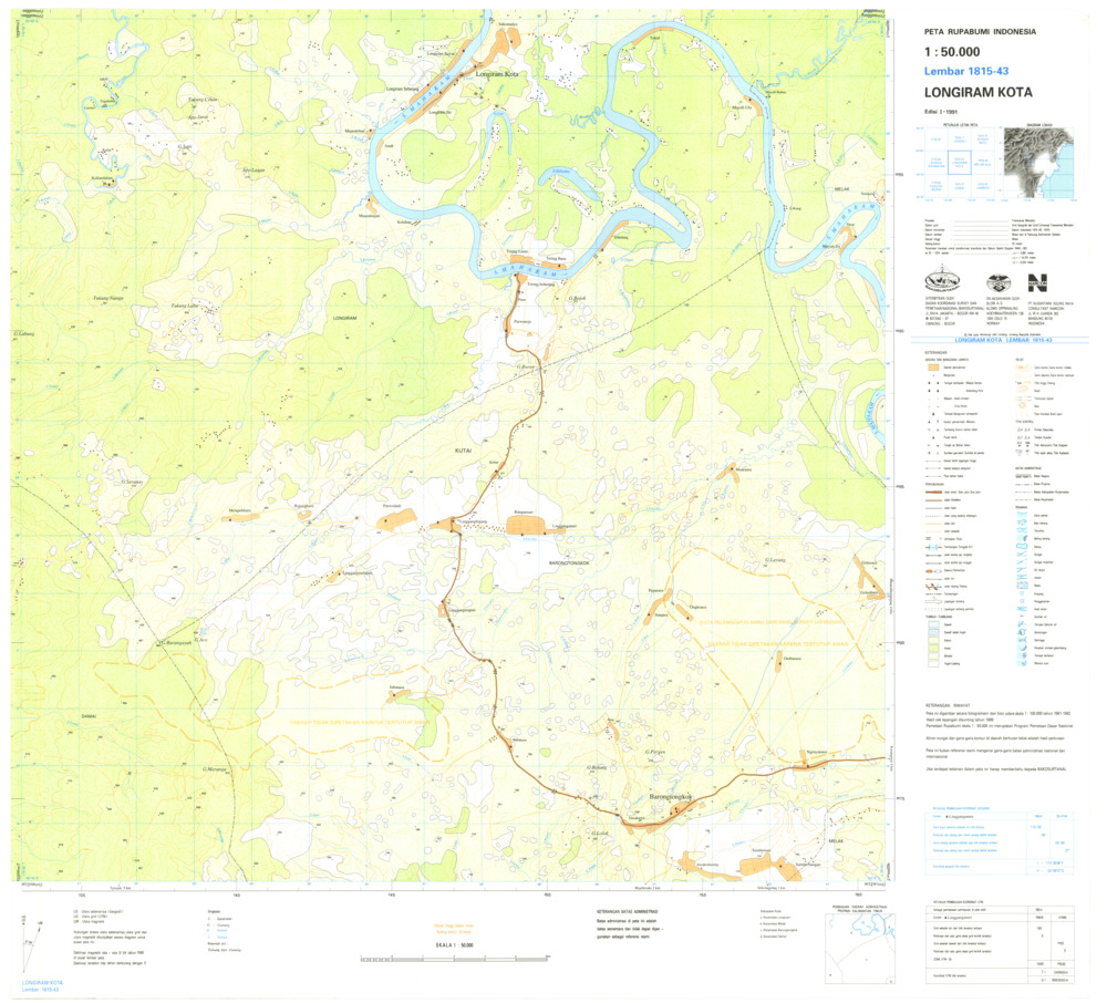 (image for) Indonesia Kalimantan #1815-043: Longiram Kota - Click Image to Close