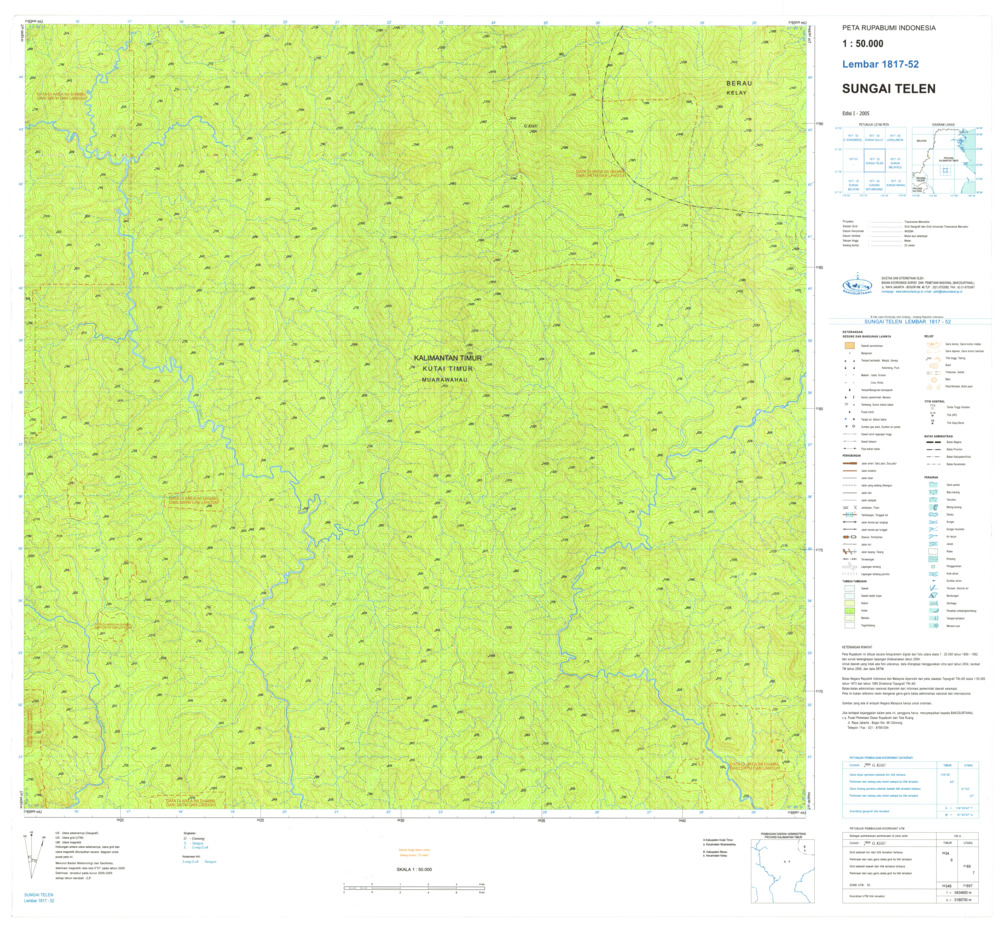 (image for) Indonesia Kalimantan #1817-052: Sungai Telen - Click Image to Close