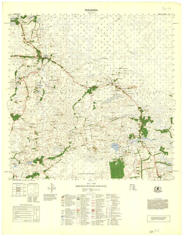 (image for) Indonesia Sumatra #2314-IV: Sukadana - Click Image to Close