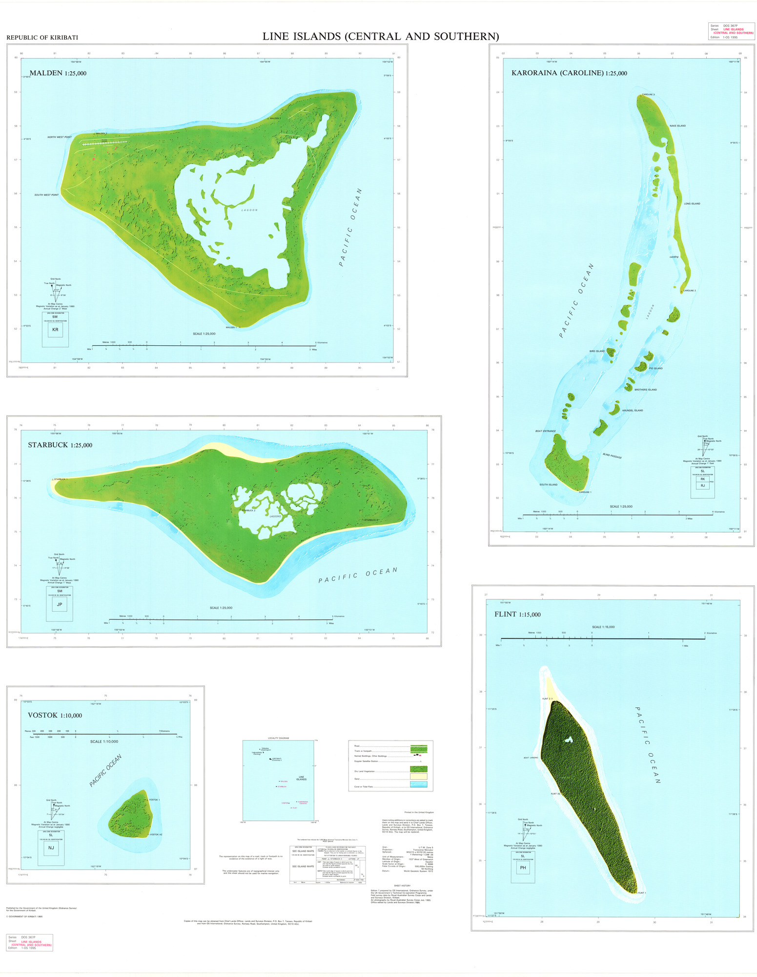 (image for) Kiribati: Line Central Southern - Click Image to Close