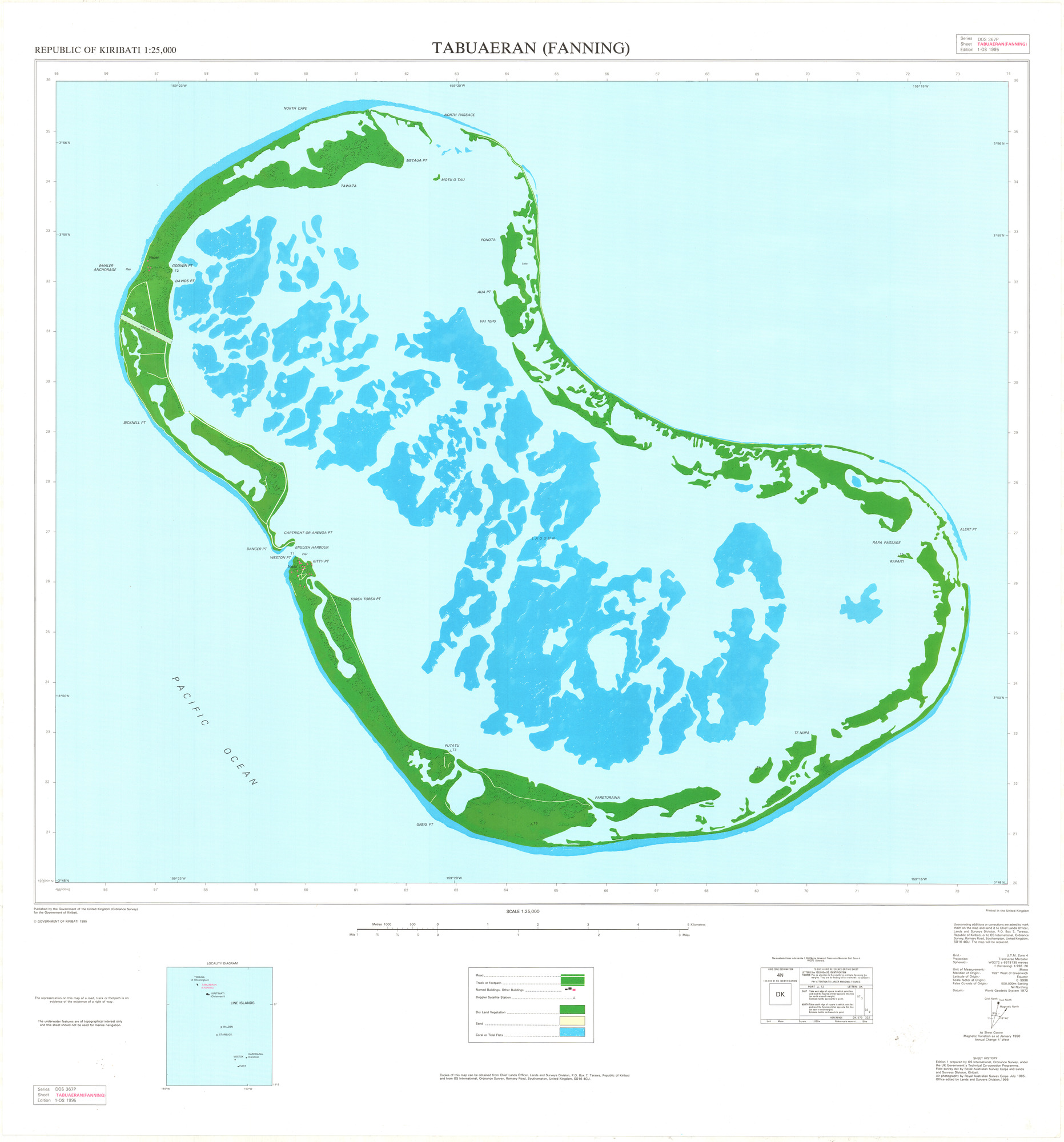 (image for) Kiribati: Tabuaeran Fanning - Click Image to Close