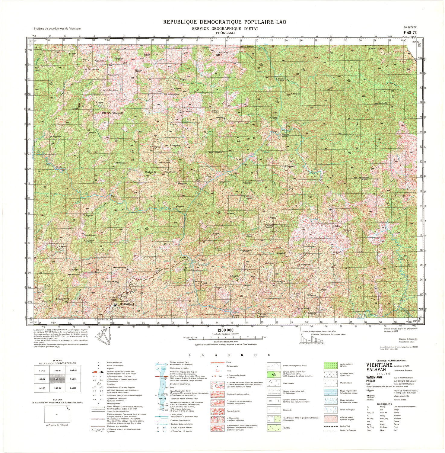 (image for) Laos #F48-073: Phongsali - Click Image to Close