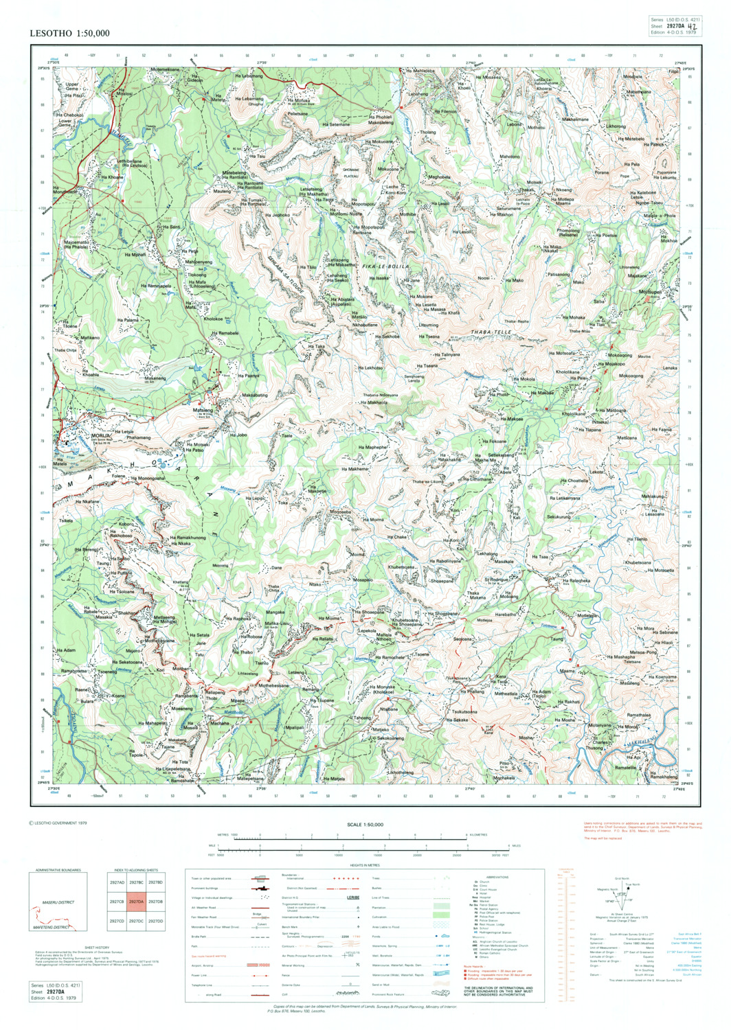 (image for) Lesotho #2927-DA-42 - Click Image to Close