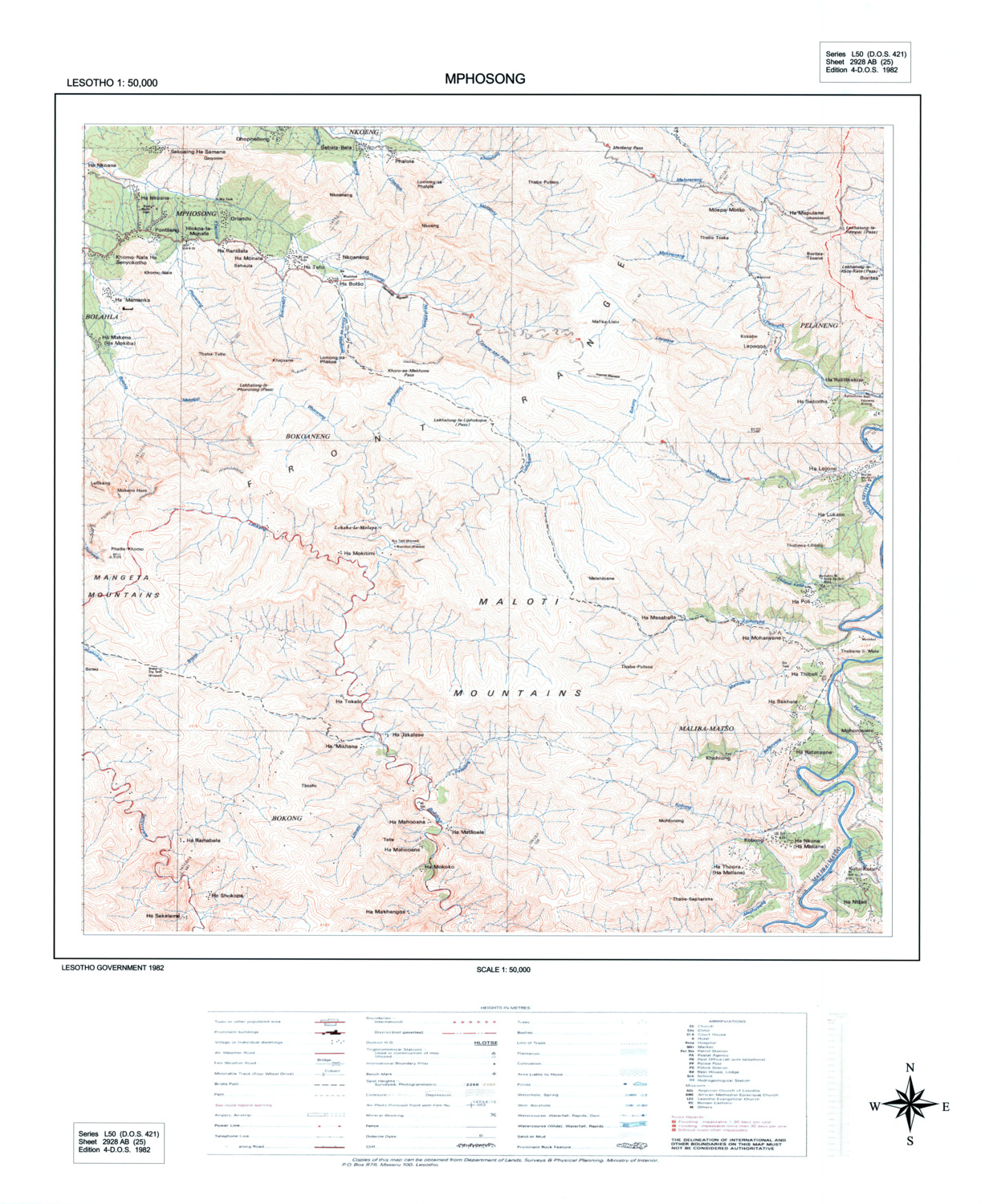 (image for) Lesotho #2928-AB-25: Mphosong - Click Image to Close