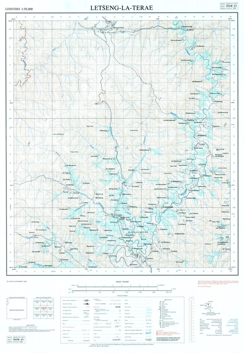 (image for) Lesotho #2928-BB-27: Letseng La Terae - Click Image to Close