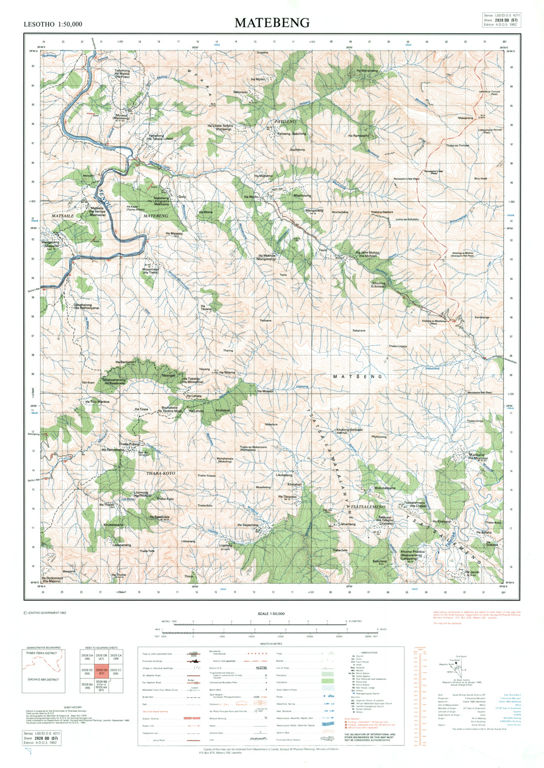 (image for) Lesotho #2928-DD-57: Matebeng - Click Image to Close