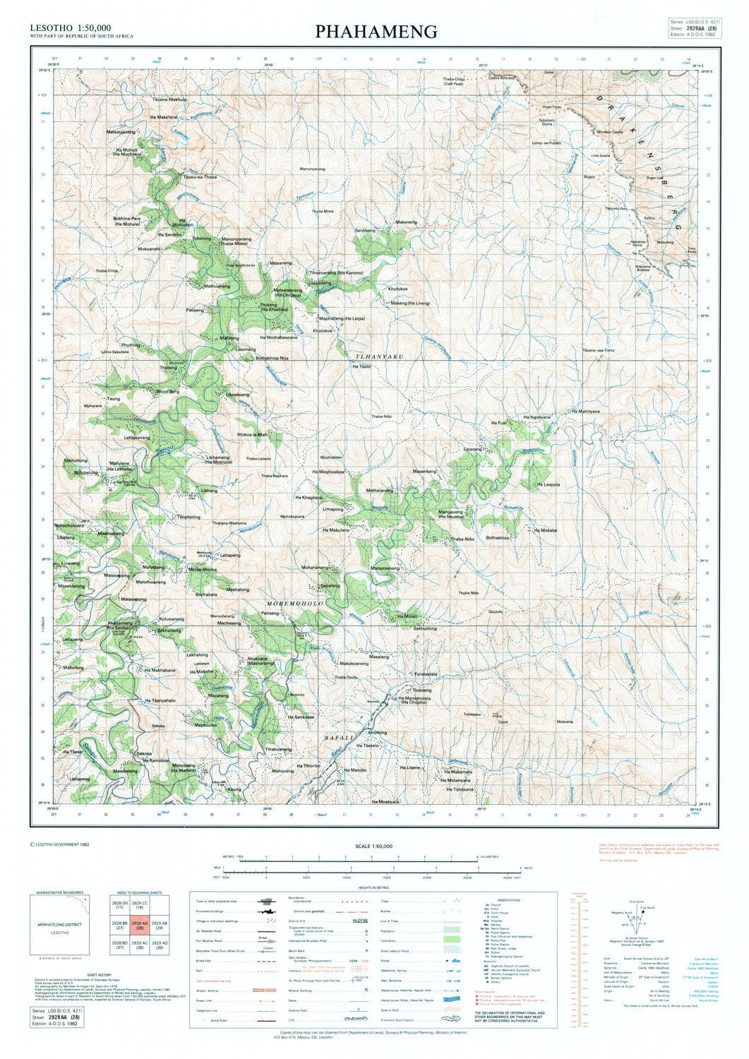 (image for) Lesotho #2929-AA-28: Phahameng - Click Image to Close