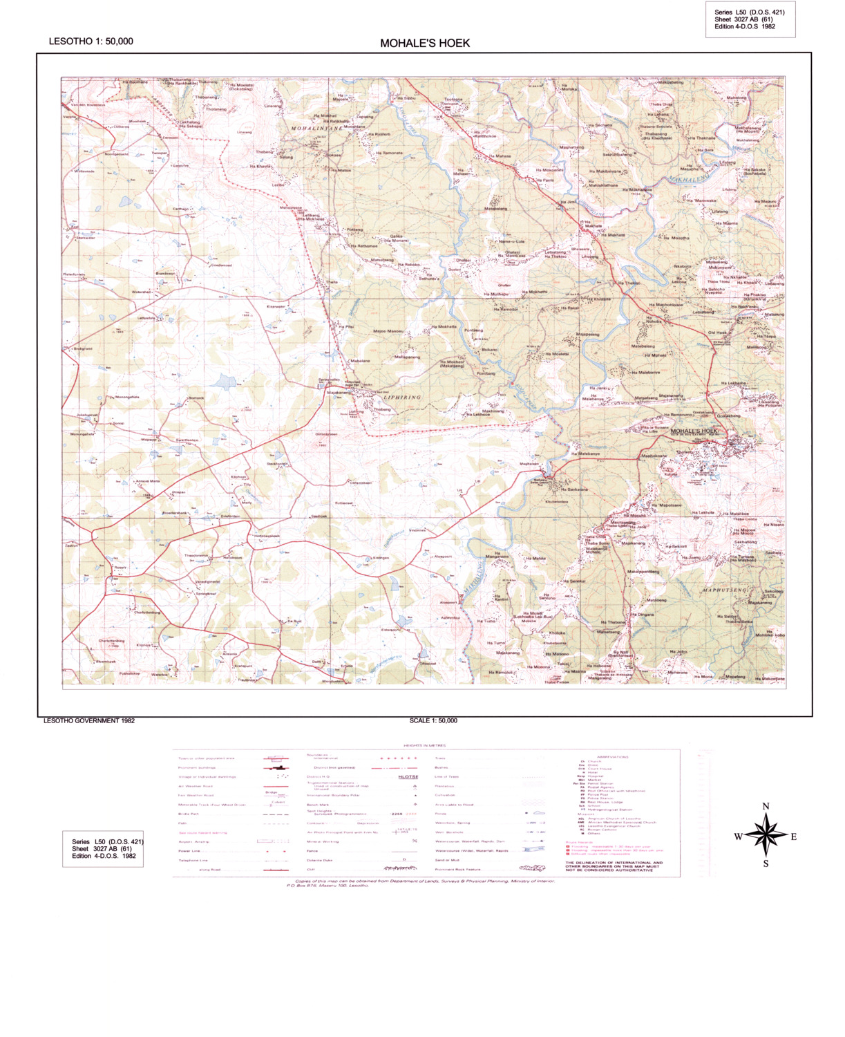 (image for) Lesotho #3027-AB-61: Mohales Hoek - Click Image to Close