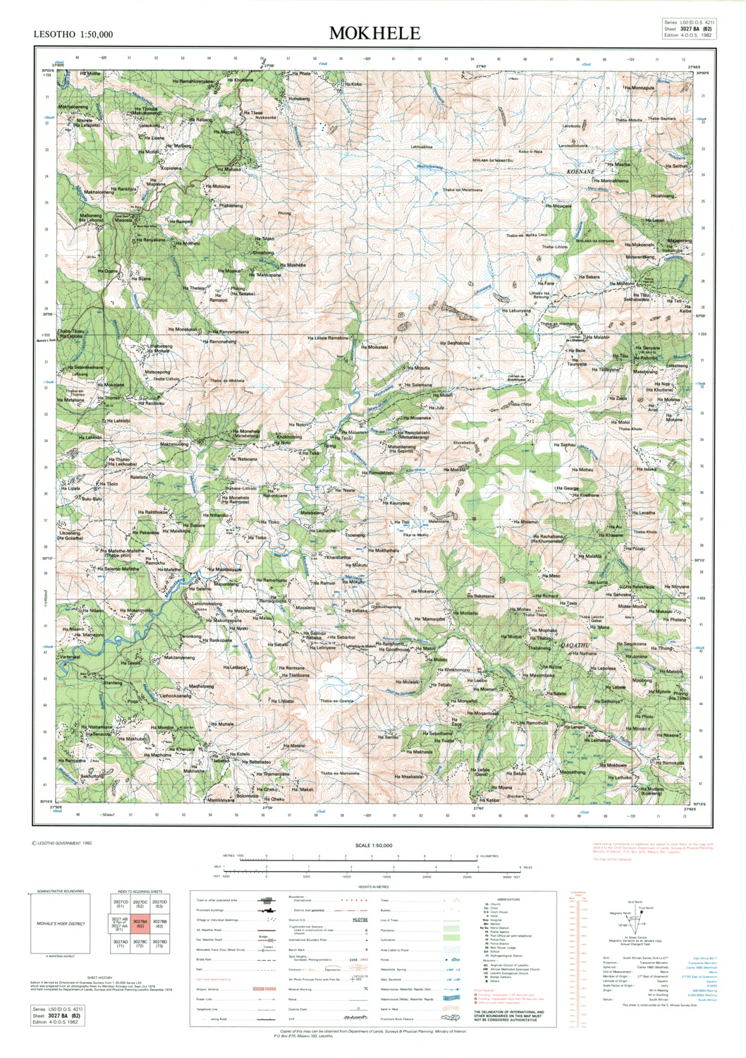 (image for) Lesotho #3027-BA-62: Mokhele - Click Image to Close