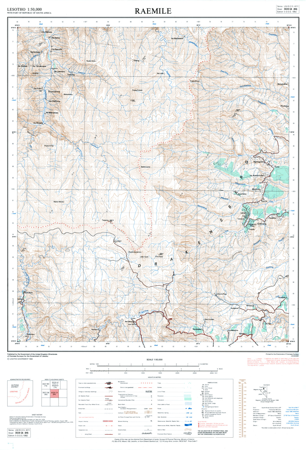 (image for) Lesotho #3028-CA-84: Raemile - Click Image to Close