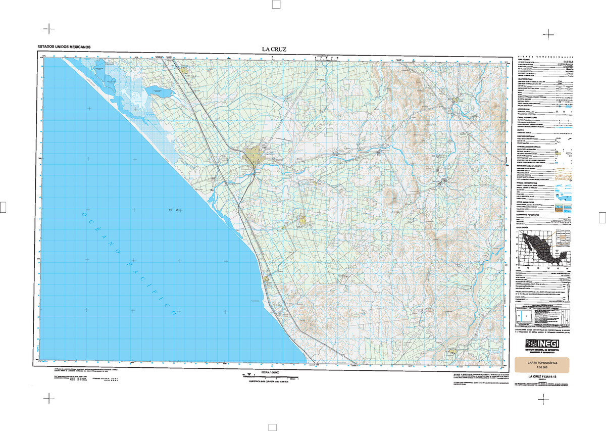 (image for) Mexico #F13A14: La Cruz - Click Image to Close