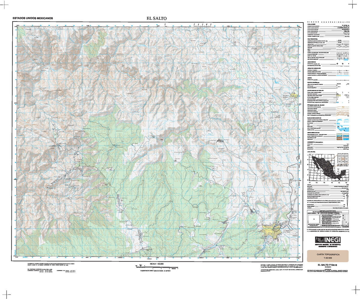 (image for) Mexico #F13A18: El Salto - Click Image to Close