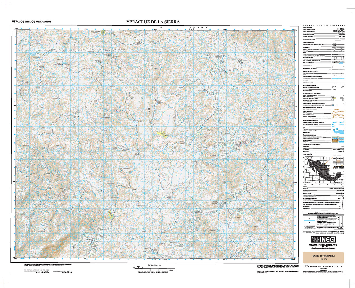 (image for) Mexico #G13C78: Veracruz de la Sierra - Click Image to Close