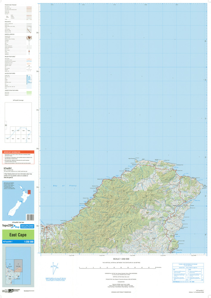 (image for) New Zealand #250-07: East Cape - Click Image to Close