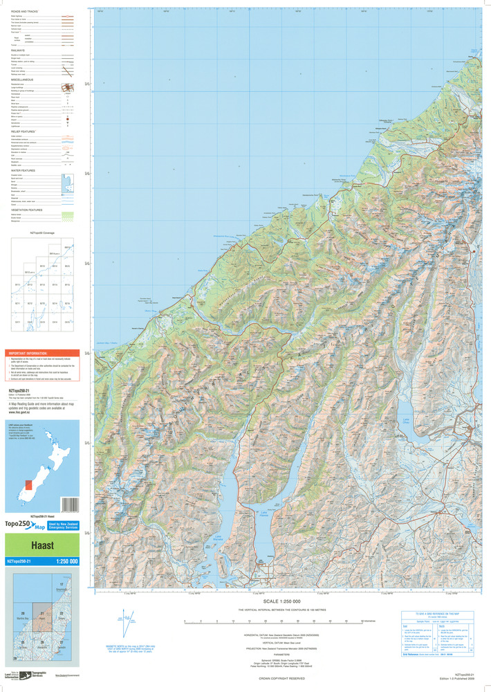 (image for) New Zealand #250-21: Haast - Click Image to Close