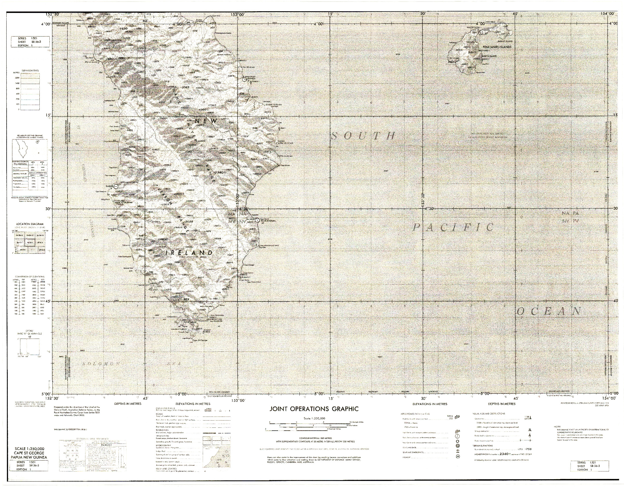 (image for) Papua New Guinea #SB-56-03: Cape St George - Click Image to Close