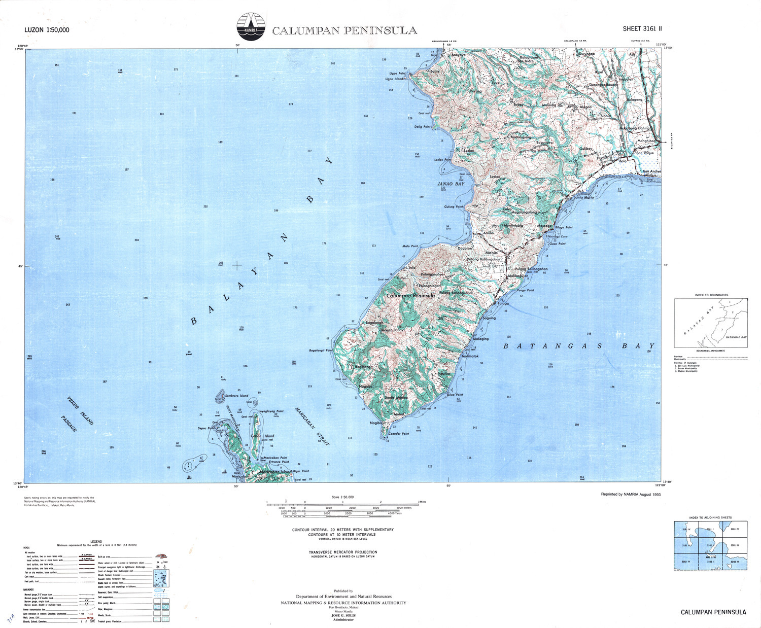 (image for) Philippines #3161-2: Calumpan Peninsula - Click Image to Close