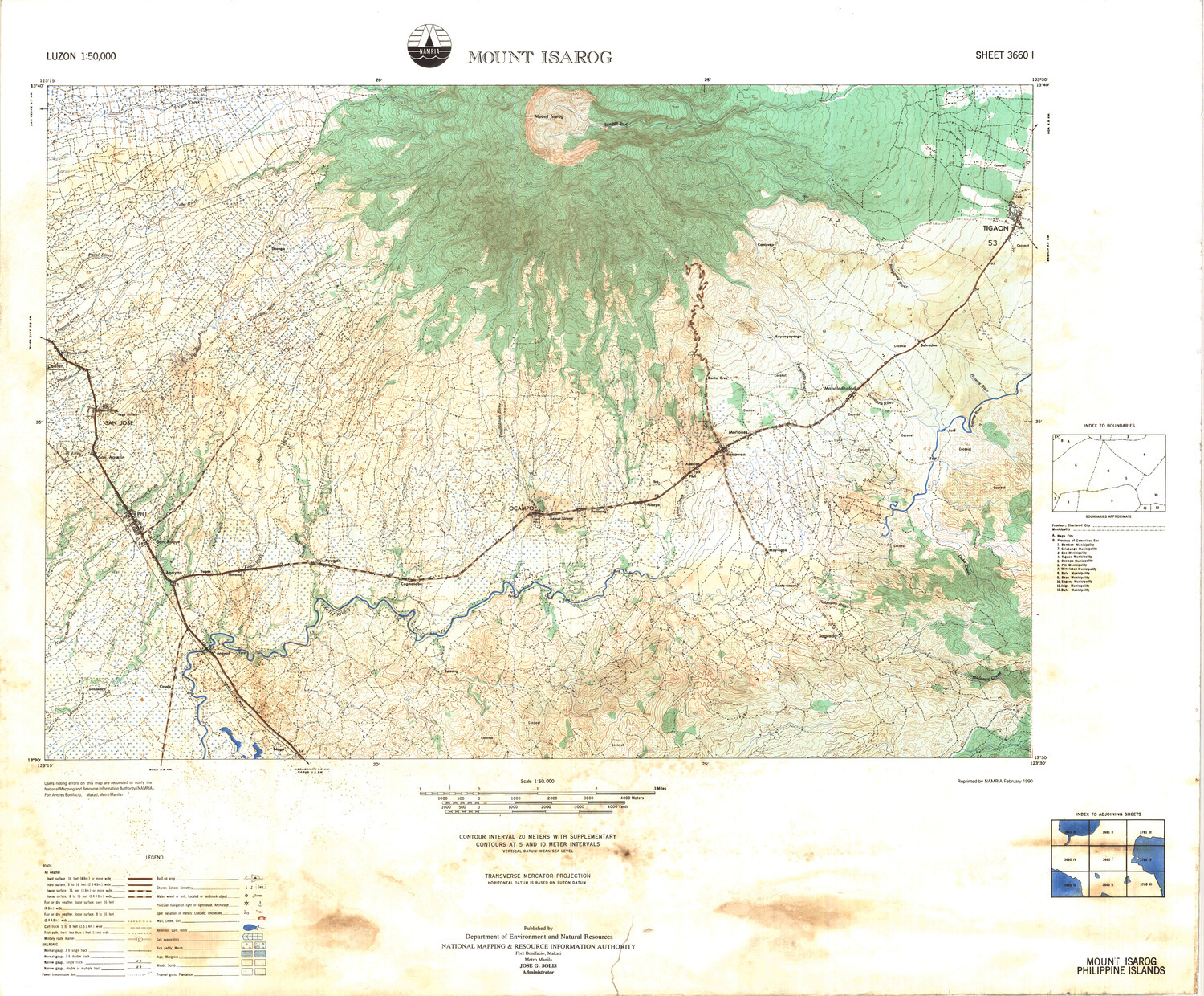 (image for) Philippines #3660-1: Mount Isarog - Click Image to Close