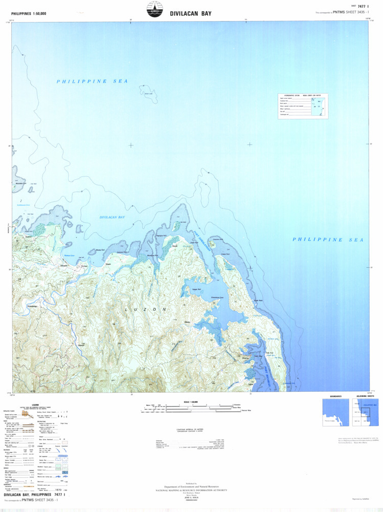 (image for) Philippines #7477-1: Divilacan Bay - Click Image to Close