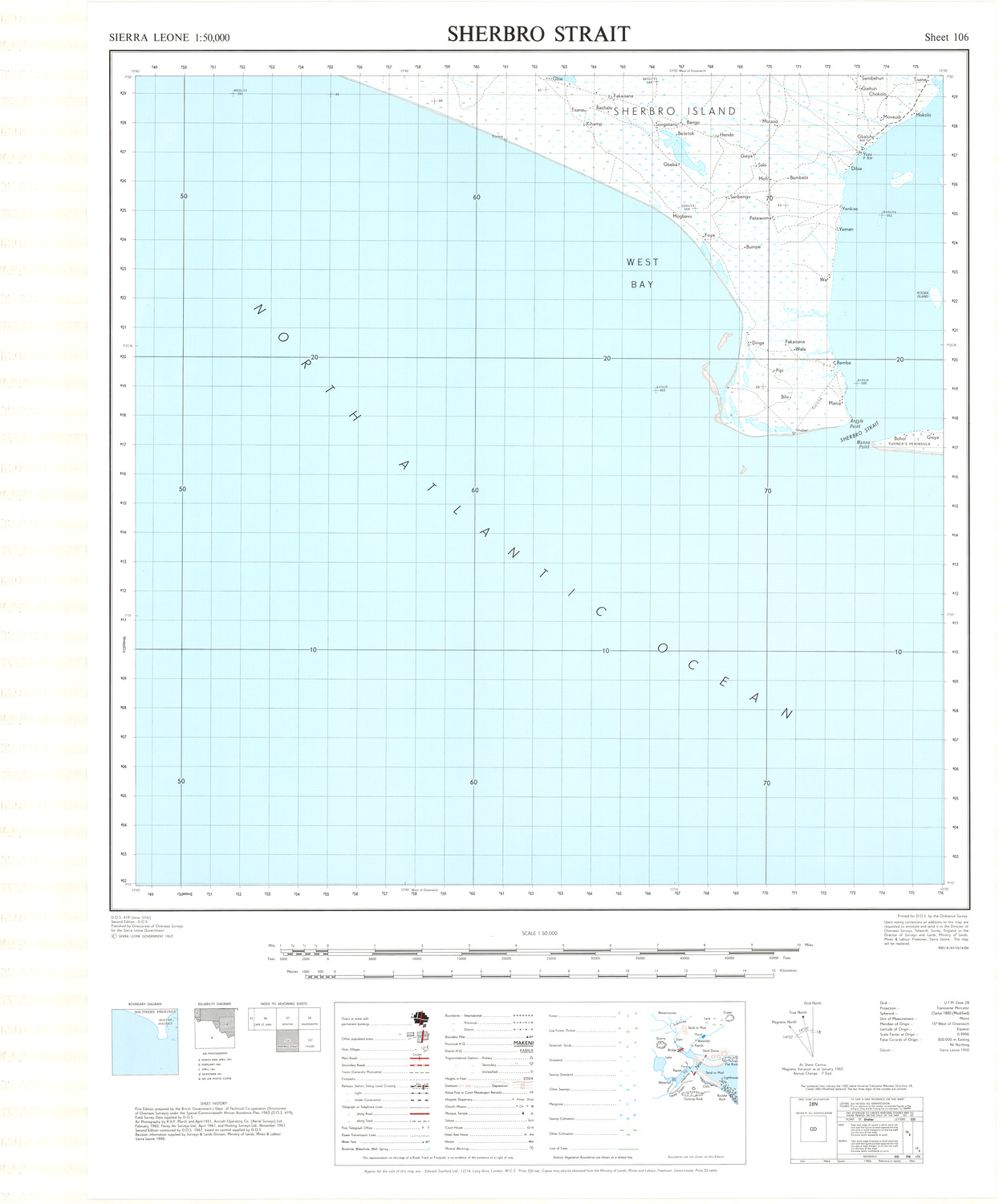 (image for) Sierra Leone #106: Sherbro Strait - Click Image to Close