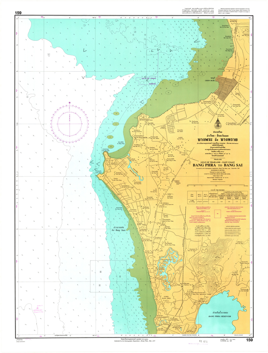 (image for) Thailand Nautical Chart: #159 - Click Image to Close